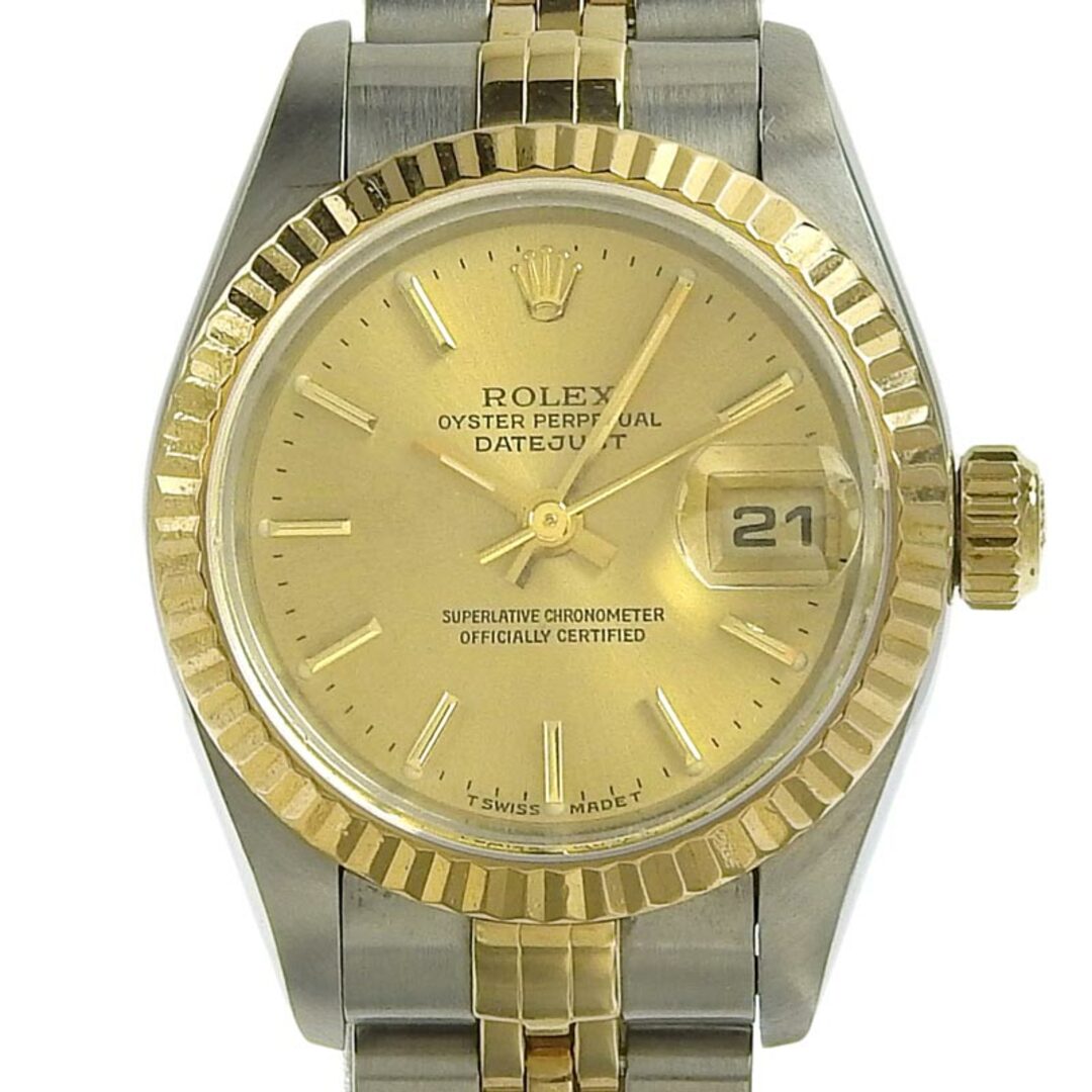 ロレックス ROLEX SS YG 10Pダイヤ 69173  RO0204