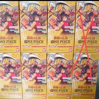 ONE PIECE - ワンピースカード　謀略の王国　6BOX　テープあり