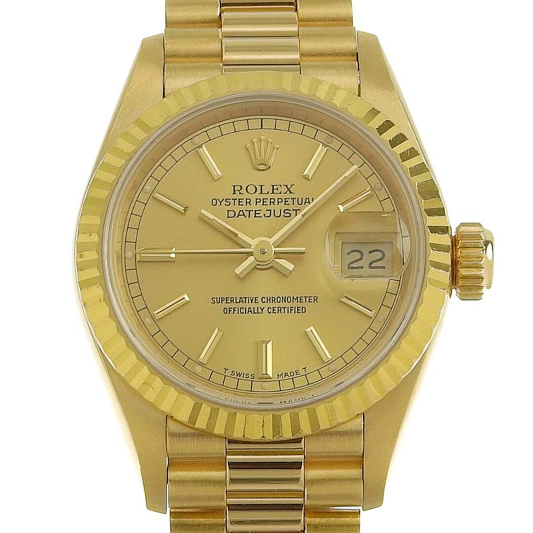 ロレックス ROLEX K18YG シャンパン 69178  RO0226