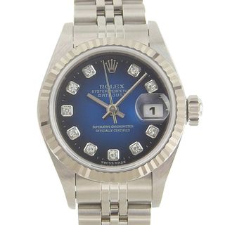 ロレックス(ROLEX)のロレックス ROLEX SS WG 10P ブルー 69714G RO0236(腕時計)