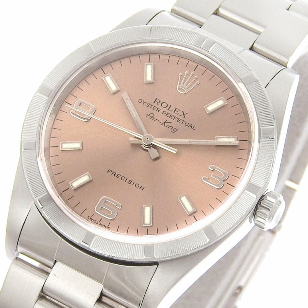 ロレックス ROLEX エアキング SS ピンク 14010M RO0239