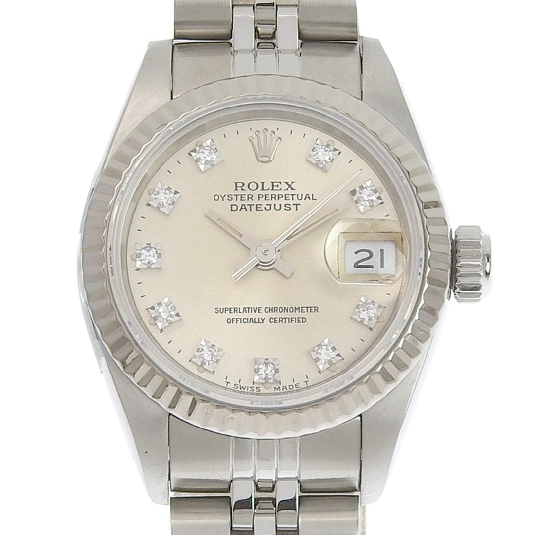 ロレックス ROLEX SS WG 10P ゴールド 69174G RO0246