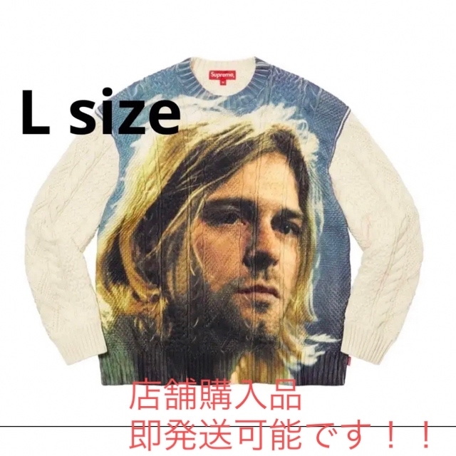 Supreme Kurt Cobain Sweater White Lサイズ - ニット/セーター