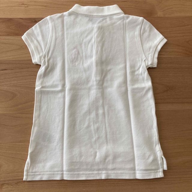 Ralph Lauren(ラルフローレン)のラルフローレン ポロシャツ ホワイト 120 キッズ/ベビー/マタニティのキッズ服女の子用(90cm~)(Tシャツ/カットソー)の商品写真