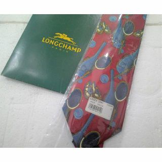 ロンシャン(LONGCHAMP)の★未使用 LONGCHAMP ロンシャン ネクタイ シルク100％★(ネクタイ)