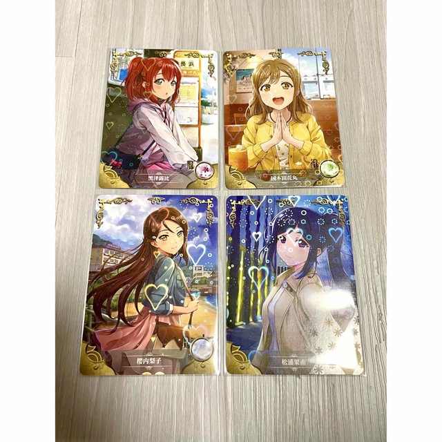 ラブライブ!サンシャイン!! キラ ACGカード 4枚の通販 by koi ラブライブ!サンシャイン!! キラ ACGカード 4枚の通販 by koi
