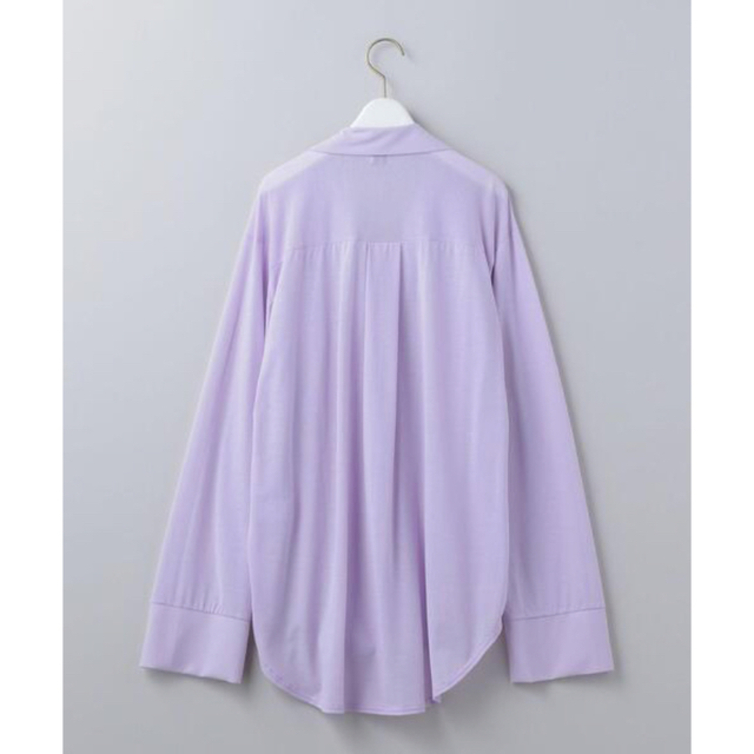 6 (ROKU)(ロク)の6 ROKU COTTON CUT SHIRT シャツ ライラック レディースのトップス(シャツ/ブラウス(長袖/七分))の商品写真