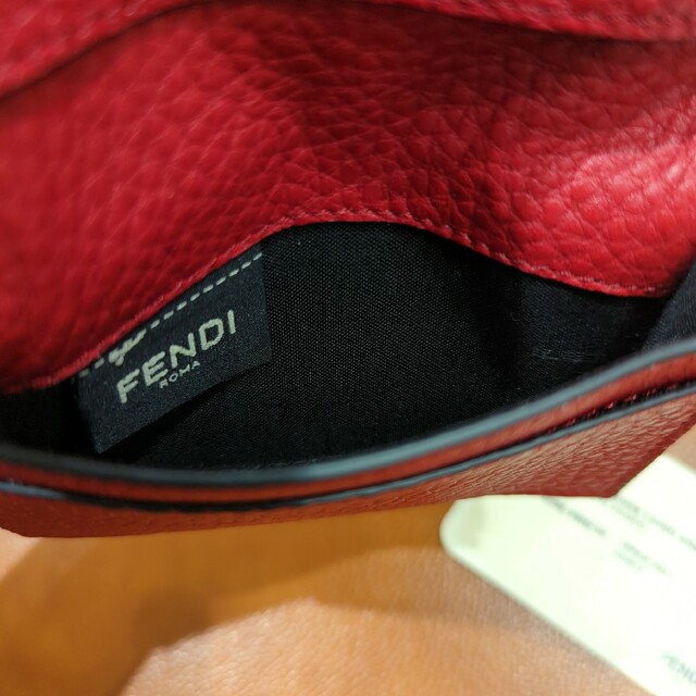 FENDI　カードケース　赤