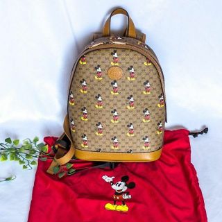 Gucci - GUCCI ディズニー GG スプリーム ミッキーマウス リュック