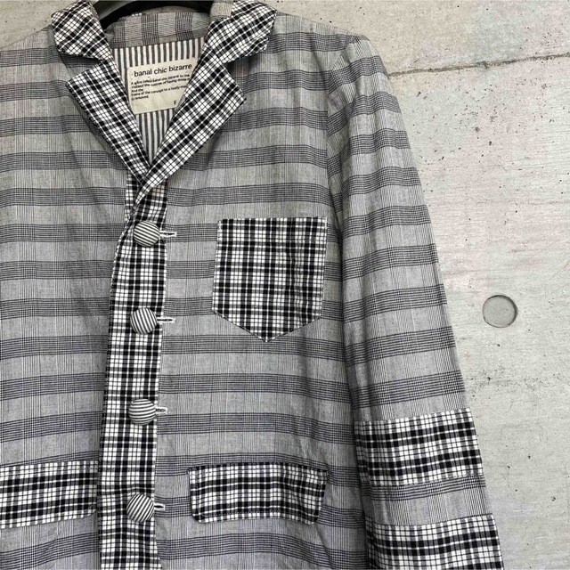 banal chic bizarre チェック柄 変形デザイン セットアップ-