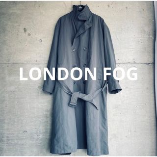 バーバリー(BURBERRY)のLONDON FOG レアカラー ブルーグレー トレンチコート ライナー付き(トレンチコート)