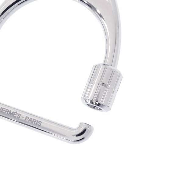 エルメス キーホルダー エトリエ Etrier シルバー HERMES キーリング