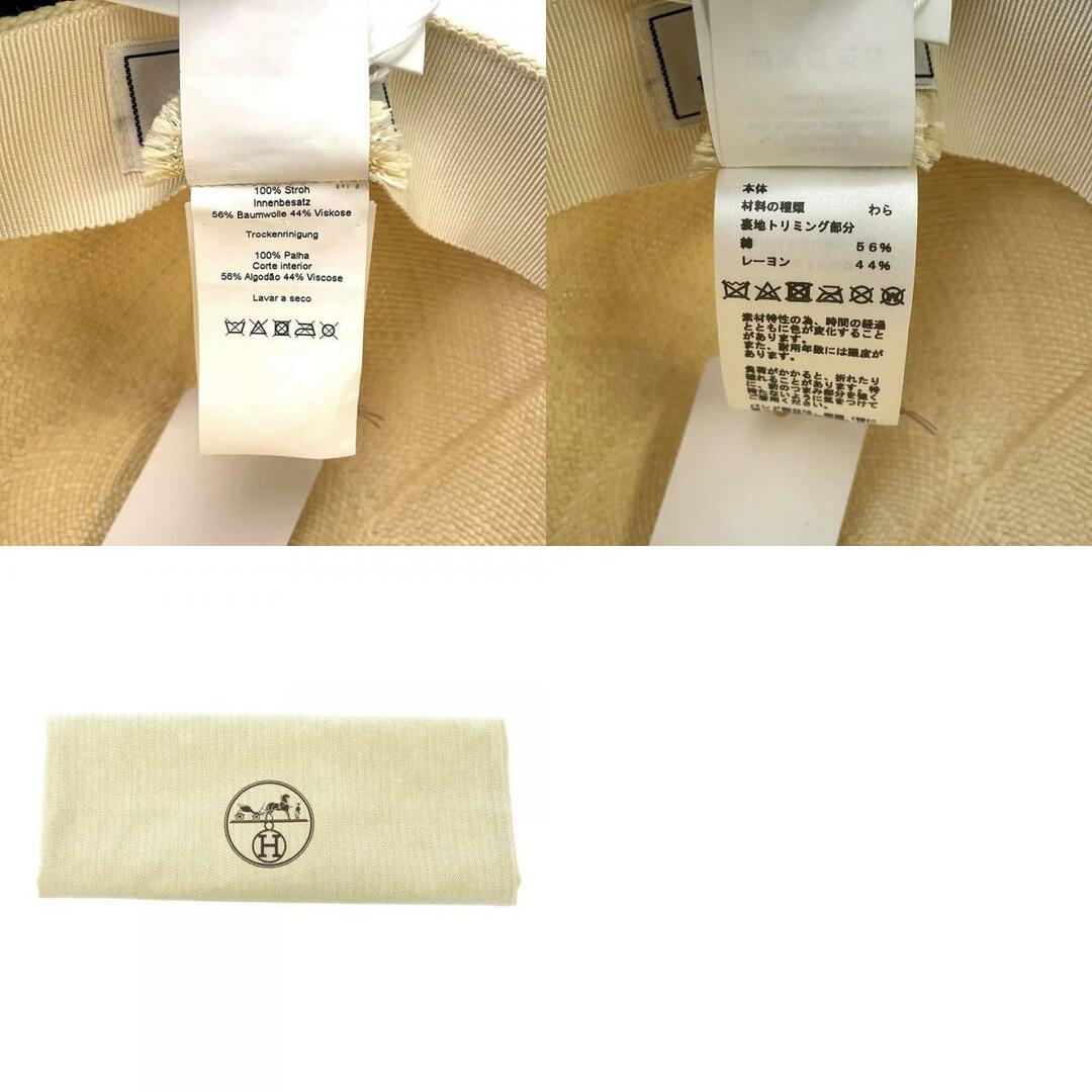 エルメス キャップ ライリー パナマ Riley Panama ストロー サイズ59 HERMES メンズ 帽子 9