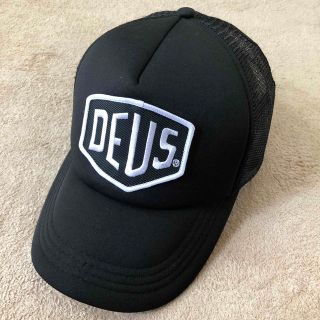 デウスエクスマキナ(Deus ex Machina)のDEUS キャップ　ブラック(キャップ)