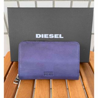 国内完売‼︎正規 新品 DIESEL ディーゼル デニム レザー 長財布 www ...