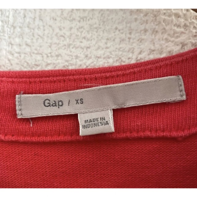 GAP(ギャップ)のGap 七分袖ボーダーワンピース　XS レディースのワンピース(ひざ丈ワンピース)の商品写真