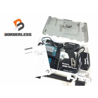 マキタ(Makita)の☆未使用品☆ makita マキタ 18V 充電式インパクトドライバ TD149DRFXB 黒/ブラック バッテリー2個(3.0Ah) 充電器 ケース付き 72562(工具)