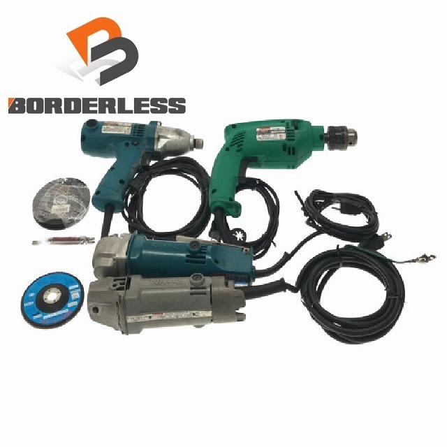 ☆ 4台セット☆makita インパクトドライバ 6951 アングルドライバ DA3000V 振動ドリル M812 ディスクグラインダ 9500N 替刃 71623