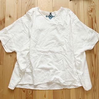 チャイハネ(チャイハネ)の白 カットソー(Tシャツ/カットソー(半袖/袖なし))