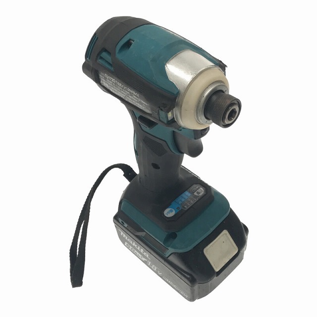 ☆品☆makita マキタ 18V 充電式インパクトドライバ TD172D 6.0Ahバッテリー1個(BL1860B) 付 72094