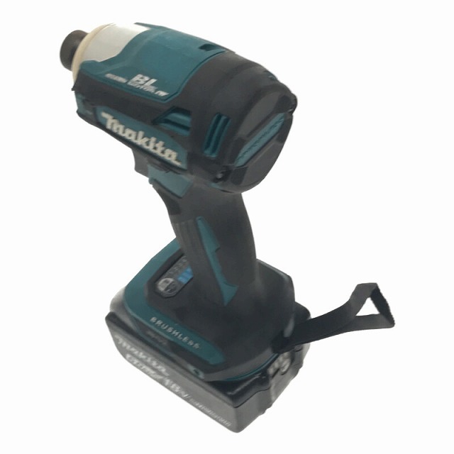 ☆品☆makita マキタ 18V 充電式インパクトドライバ TD172D 6.0Ahバッテリー1個(BL1860B) 付 72094