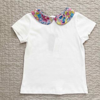 プチバトー(PETIT BATEAU)のjacadi ジャカディ リバティー Tシャツ 4A 104cm(Tシャツ/カットソー)