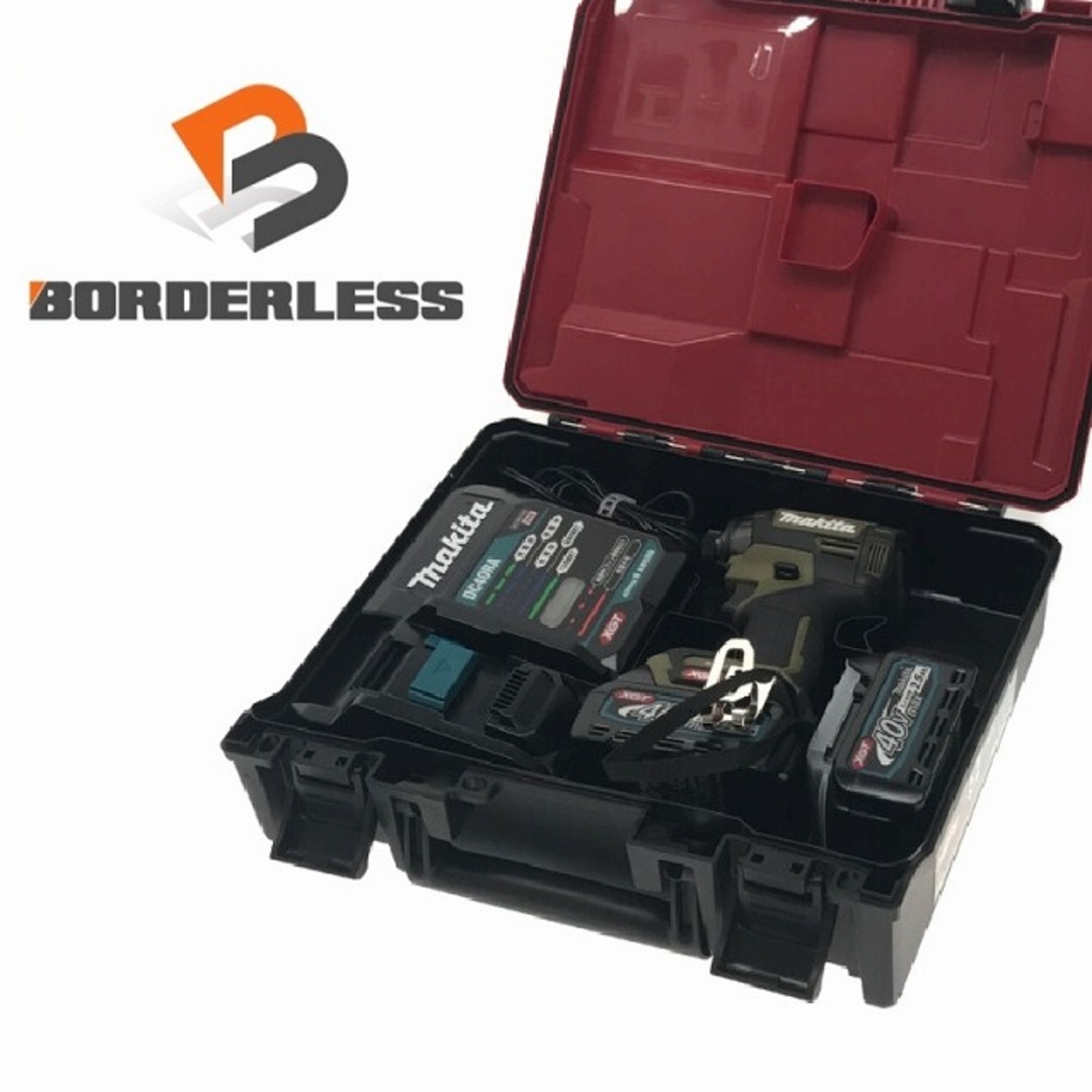 ☆美品☆makita マキタ 40Vmax 充電式インパクトドライバ TD002GRDXO