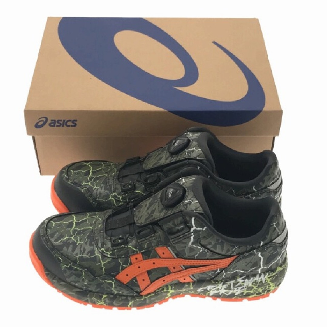 ☆未使用品 限定色☆ASICS アシックス ウィンジョブ BOA MAGMA 安全靴 1273A060-300 CP306 サイズ25.0 マントルグリーン/ハバネロ 72132 自動車/バイクのバイク(工具)の商品写真