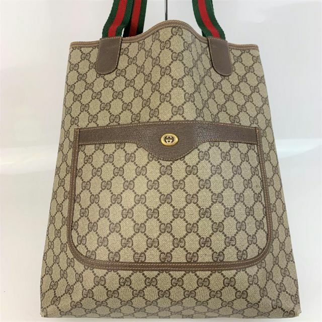 GUCCI グッチ GGスプリーム シェリーライン トートバッグ ショルダー