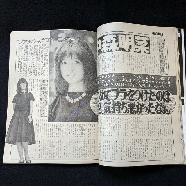 GORO 松本伊代　ポスター　薬師丸ひろ子　中森明菜　三田寛子　松田聖子 6