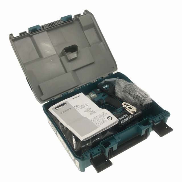 出産祝いなども豊富 ☆極美品☆ makita マキタ 18V 充電式インパクトレンチ TW181DRGX 青/ブルー バッテリー2個(18V 6.0 工具