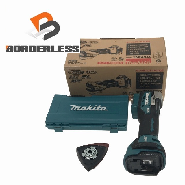 バイク☆品☆makita マキタ 18V 充電式マルチツール TM52D 小物ケース 付 電動工具 72165