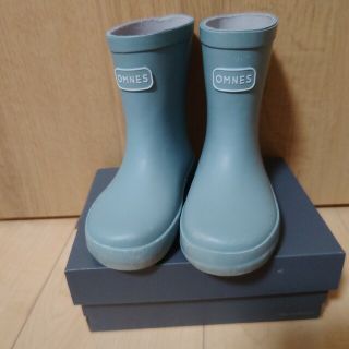 オムネス(OMNES)のOMNES オムネス 長靴 レインブーツ モスグリーン 14cm(長靴/レインシューズ)