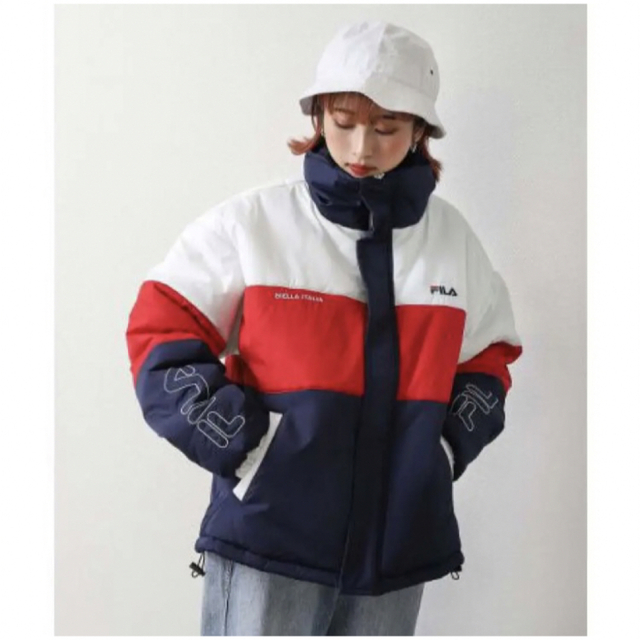 【FILA】　バイカラー中綿ジャケット　アウター　ユニセックス　M  あったか◎