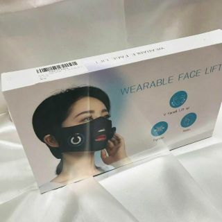V顔 美顔器 EMS 美顔ベルト ェイスベルト アイテープ グッズ サウナマスク(フェイスケア/美顔器)