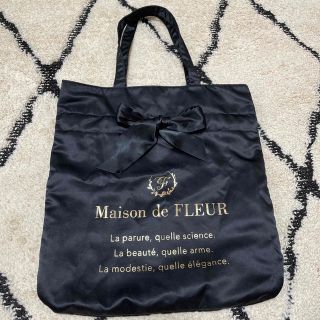 メゾンドフルール(Maison de FLEUR)のメゾンドフルール　トートバッグ　ブラック(トートバッグ)