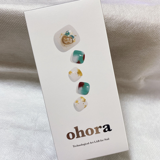 ohora(オホーラ)のオホーラ フットネイル コスメ/美容のネイル(つけ爪/ネイルチップ)の商品写真