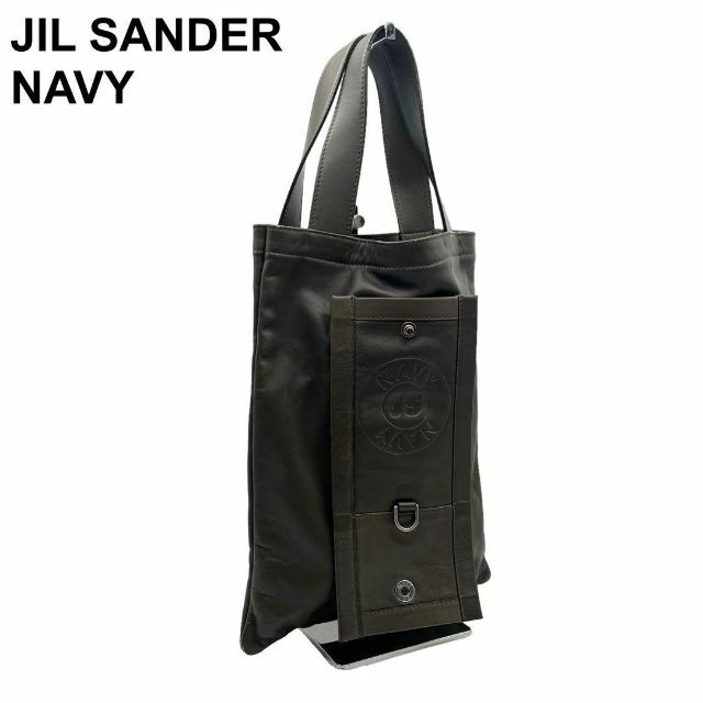 JIL SANDER NAVY  （ジル サンダーネイビー）レザートートバック