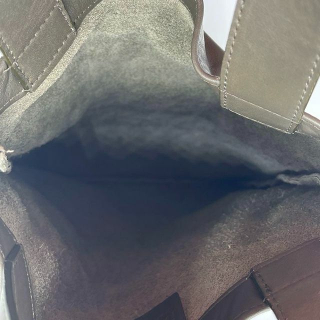 JIL SANDER NAVY - 良品 ジルサンダーネイビー レザー トートバッグ