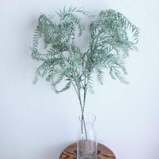 【値下】シダ 2本 造花 フェイクグリーン インテリア ナチュラル 緑 観葉植物(その他)