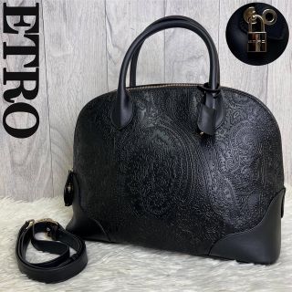 ✨化粧箱付き✨極美品✨ETRO　エトロ　ペイズリー柄　ハンドバッグ　ショルダー