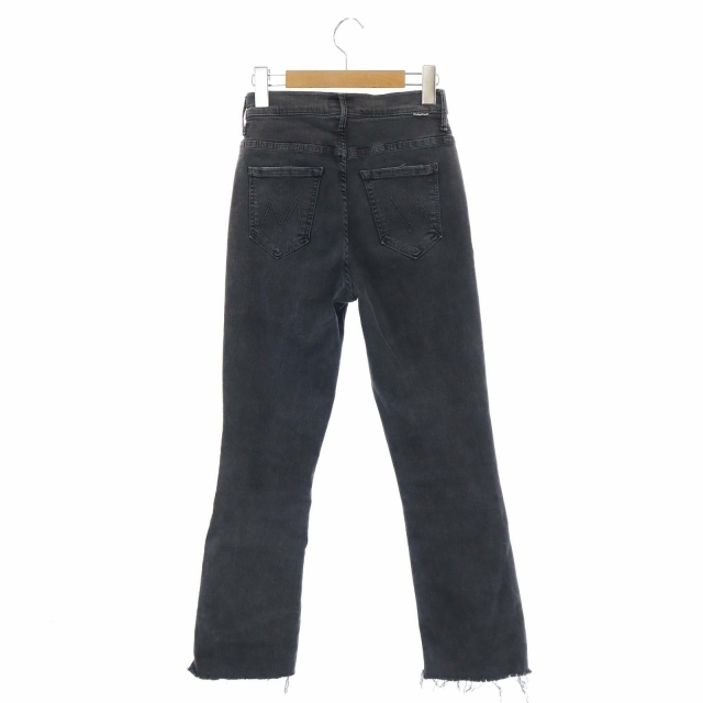 マザー FADED BLACK INSIDER CROP デニムパンツ-
