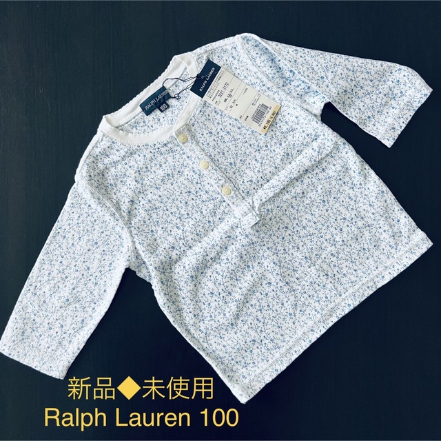 Ralph Lauren(ラルフローレン)の新品◆未使用　Ralph  Lauren  カットソー　100 キッズ/ベビー/マタニティのキッズ服女の子用(90cm~)(Tシャツ/カットソー)の商品写真