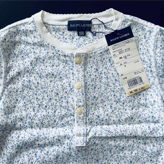 Ralph Lauren(ラルフローレン)の新品◆未使用　Ralph  Lauren  カットソー　100 キッズ/ベビー/マタニティのキッズ服女の子用(90cm~)(Tシャツ/カットソー)の商品写真