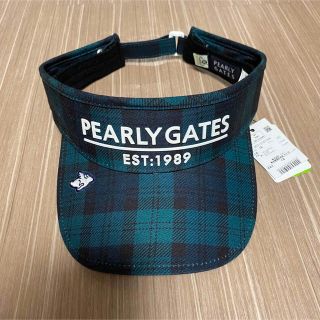 パーリーゲイツ(PEARLY GATES)の新品タグ付き　パーリーゲイツ　バイザー　ブラックウォッチ柄　ユニセックス(その他)