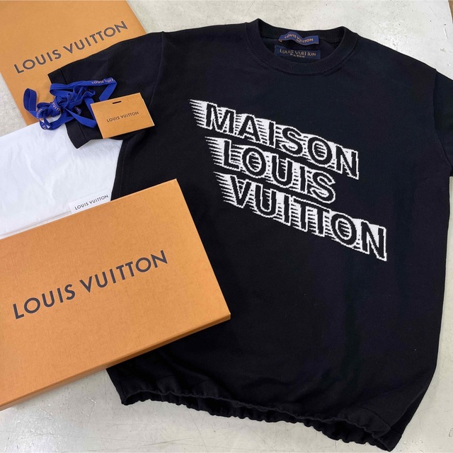 ニット/セーターlouis vuitton コットンシルクニット箱入り