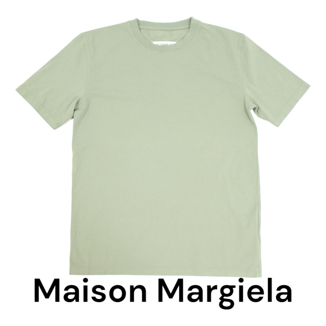 セージ素材【新品タグ付き】Maison Margiela 10　無地Tシャツ　セージ　44