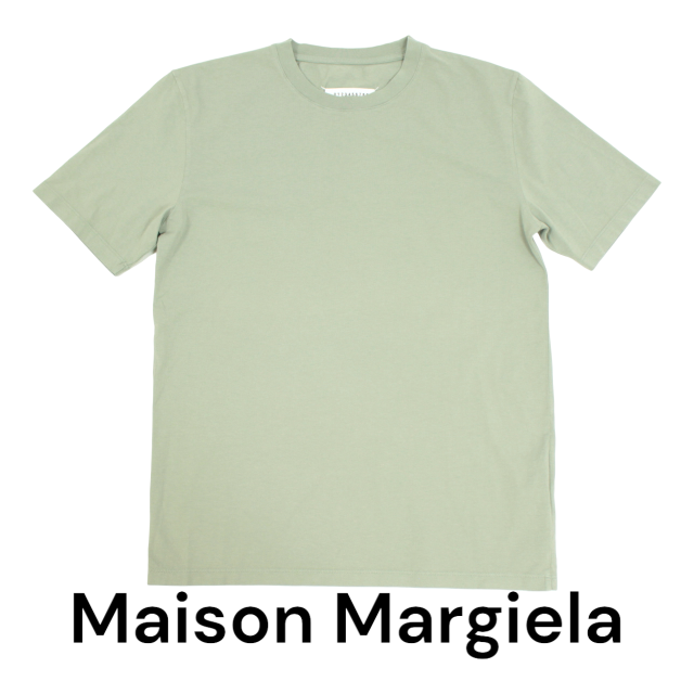 セージ素材【新品】Maison Margiela 10　無地Tシャツ　セージ　46