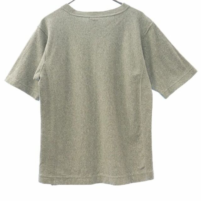 チャンピオン リバースウィーブ ヘビーウエイト ワンポイントプリント 半袖 Tシャツ SMALL グレー champion クルーネック レディース 【中古】 【230603】 メール便可