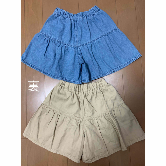 GU(ジーユー)のGU 140 ショートパンツ　2枚セット キッズ/ベビー/マタニティのキッズ服女の子用(90cm~)(パンツ/スパッツ)の商品写真